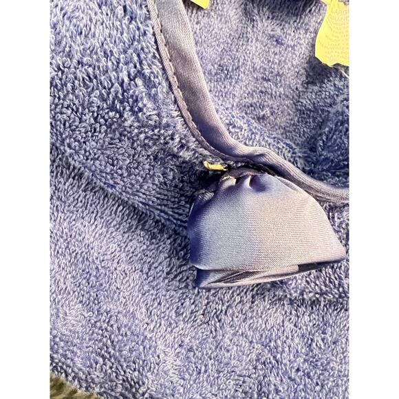 NWT Delicates Spa Terry Towel Wrap JCPenney Vintage 40x29 Bath Cotton Purple - Picture 5 of 10